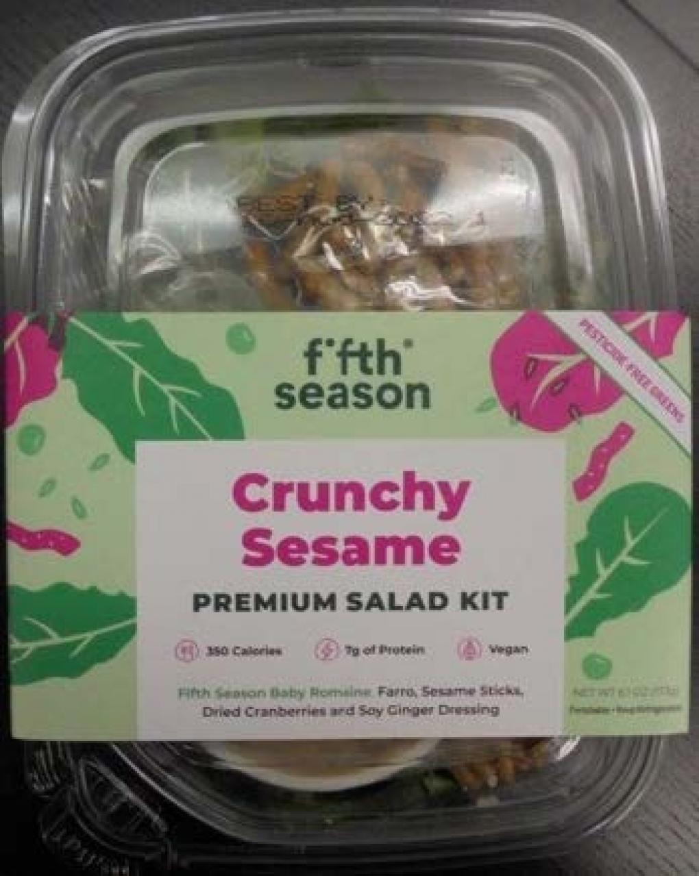RECALL: Fifth Season Crunchy Sesame Salad Kit