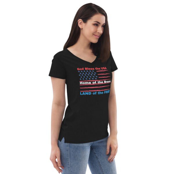 Women’s recycled v-neck SoCal TV t-shirt - Image 4