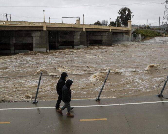 Flooded 101 Fwy. Southern California Hit by More Heavy Rain and Flooding